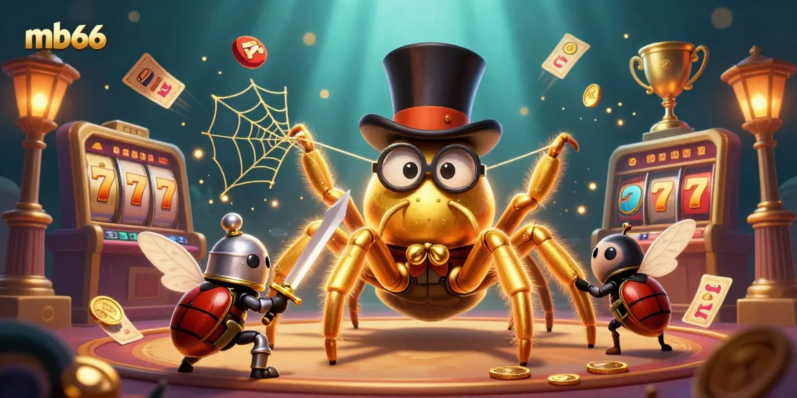 Engage with mb66's vibrant casino experience through colorful dynamics of slot games featuring golden elements.