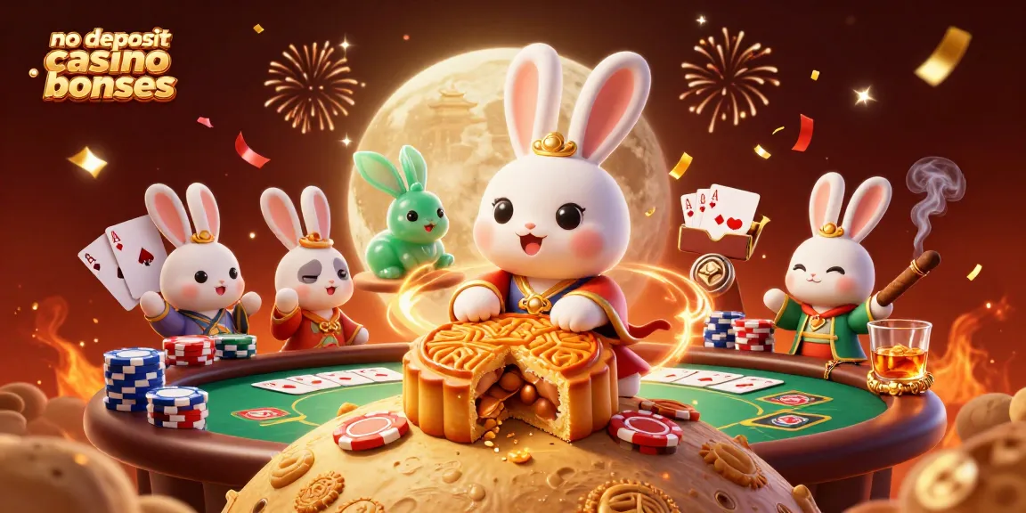 Join the excitement of no deposit casino bonuses with this vibrant 3D illustration showcasing casino elements.