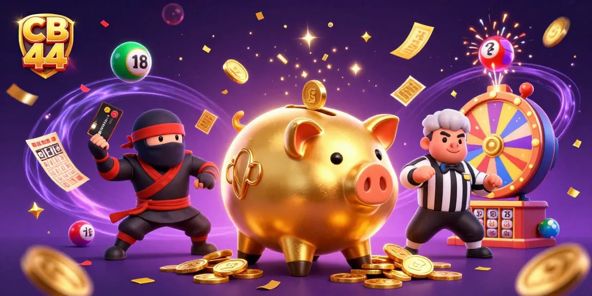 Experience winnings at CB 44 with vibrant characters and engaging gambling elements.