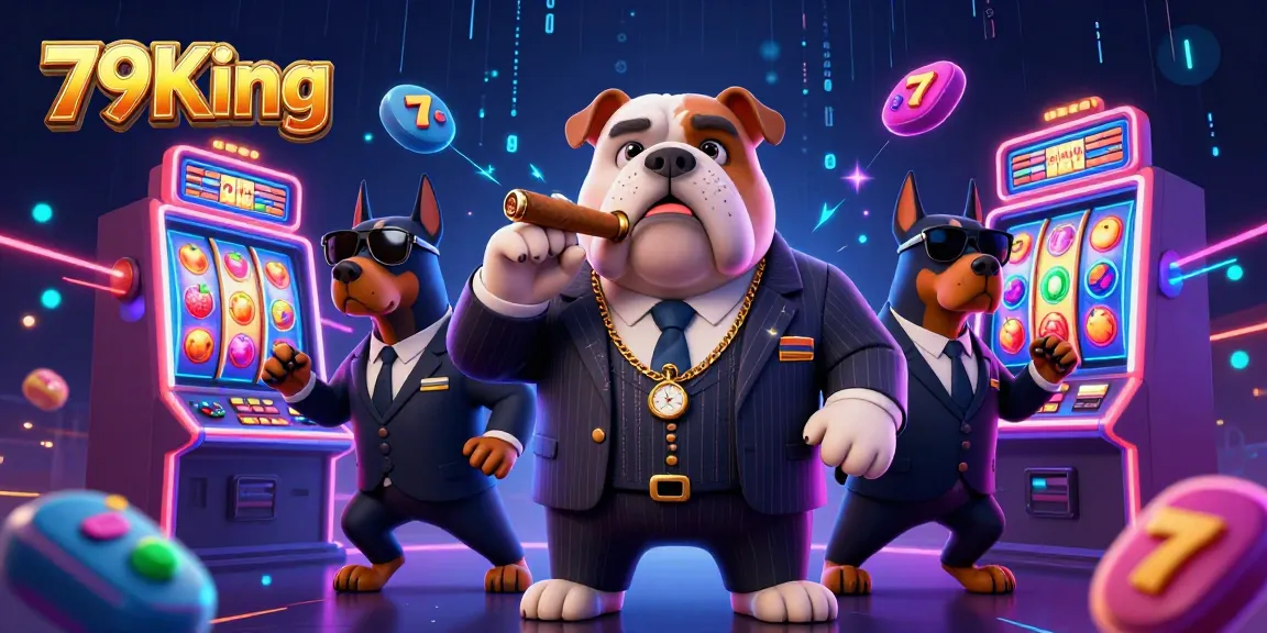 Experience thrilling slots and jackpots at 79King with a vibrant 3D casino atmosphere.