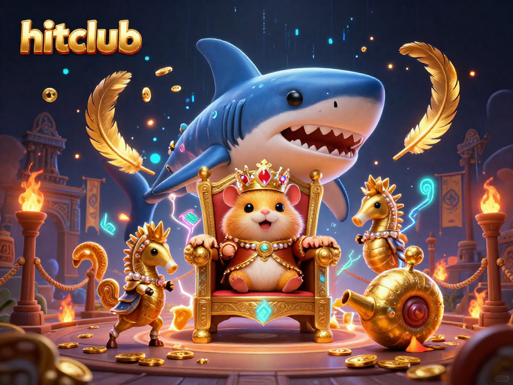 Engage players with the hitclub gaming experience featuring a mesmerizing 3D scene of thrill and color.
