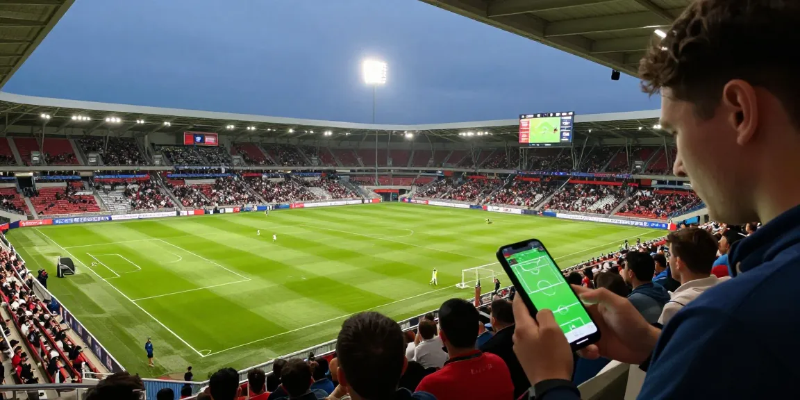 Truc tiep bong da with live betting predictions and expert analysis in a thrilling football stadium atmosphere.
