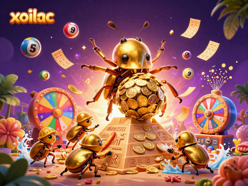 Experience thrilling lottery action with xoilac featuring vibrant prizes and dynamic scenes.