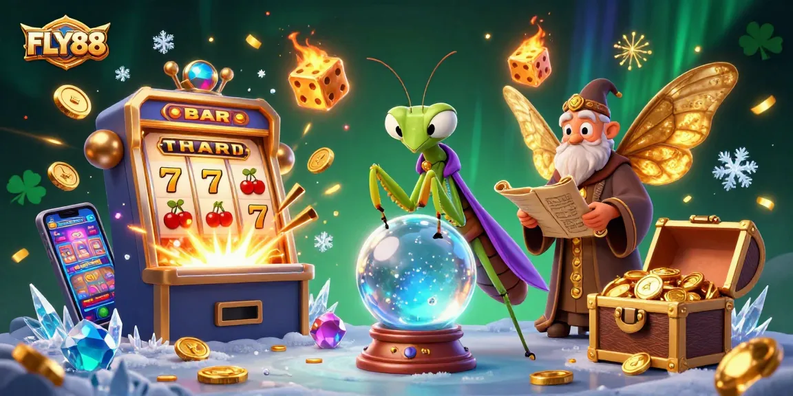 Spin the reels with FLY88 and unlock vibrant casino fun with an enchanting scene.