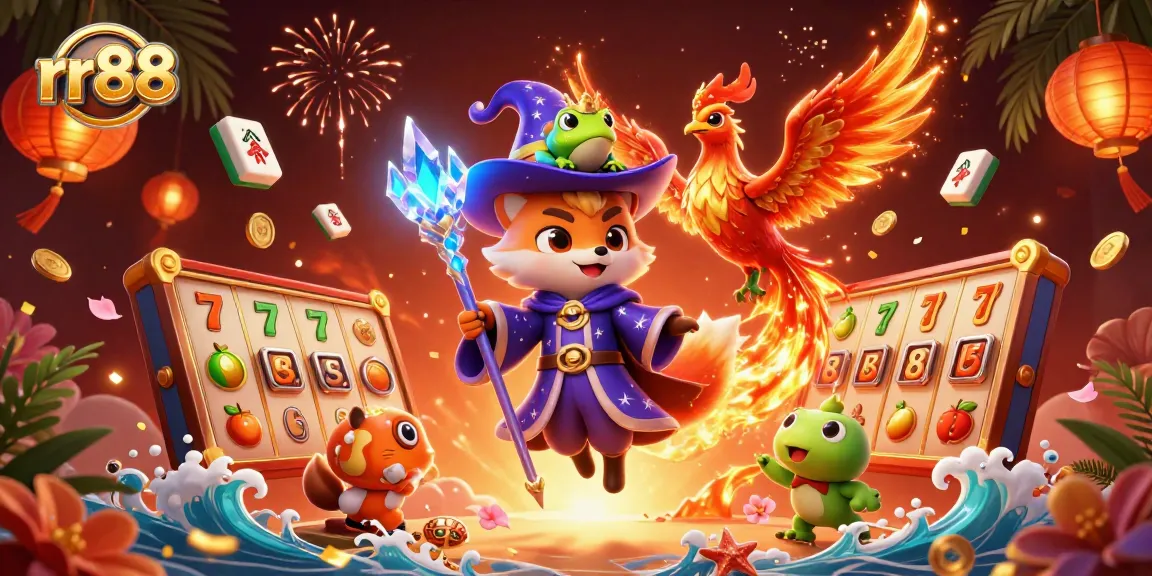 Experience thrilling gameplay at rr88 with magical characters and exciting slot games in a vibrant scene.